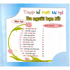 Truyện Kể Trước Giờ Đi Ngủ - Ba Người Bạn Tốt - Vanlangbooks