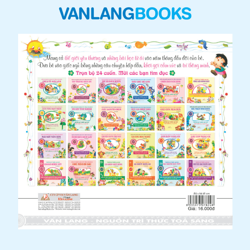 Truyện Kể Trước Giờ Đi Ngủ - Bảy Chú Dê Con - Vanlangbooks