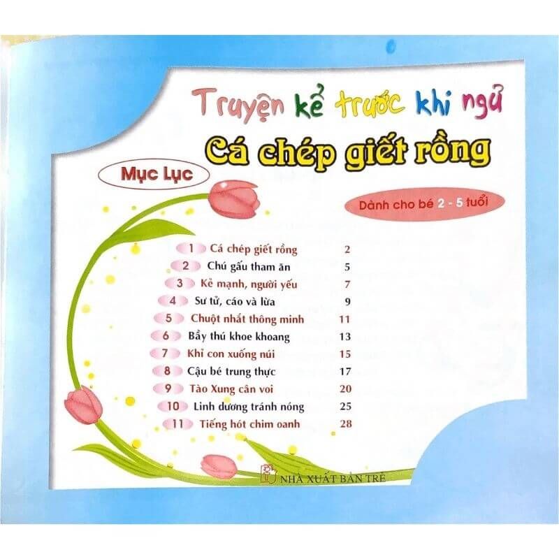 Truyện Kể Trước Giờ Đi Ngủ - Cá Chép Giết Rồng - Vanlangbooks
