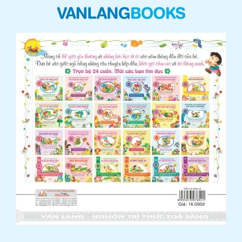 Truyện Kể Trước Giờ Đi Ngủ - Gấu Con Tặng Cá - Vanlangbooks