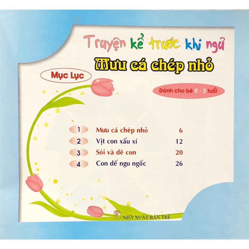 Truyện Kể Trước Khi Ngủ - Mưu Cá Chép Nhỏ - Vanlangbooks