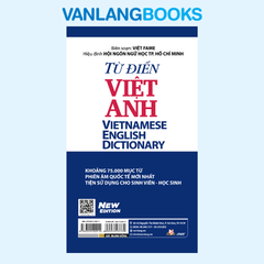 Từ Điển Việt - Anh 75.000 Từ - (Tái Bản 2025) - Vanlangbooks