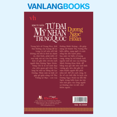 Tứ đại mỹ nhân Trung Quốc - Dương Ngọc Hoàn  - Vanlangbooks