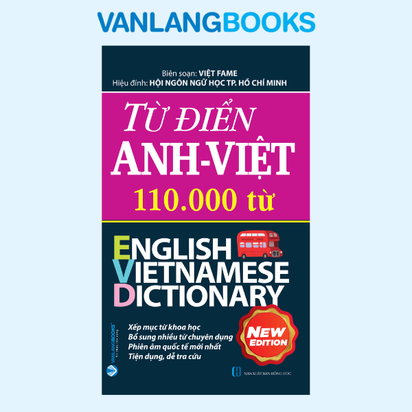 Từ Điển Anh - Việt 110.000 Từ (Tái Bản 2025) - Vanlangbooks
