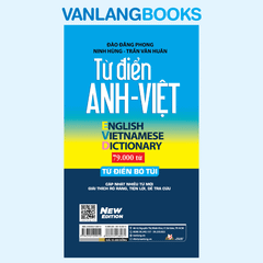 Từ điển Anh - Việt 79.000 từ - (Tái Bản 2026) - Vanlangbooks
