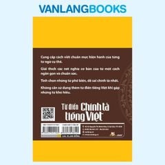 Từ Điển Chính Tả Tiếng Việt (Tái Bản 2026) - Vanlangbooks