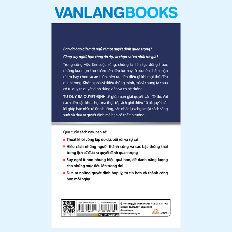 Tư Duy Ra Quyết Định - Vanlangbooks