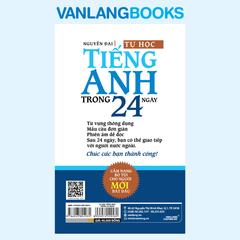 Tự Học Tiếng Anh Trong 24 Ngày (Tái Bản 2022) - Vanlangbooks