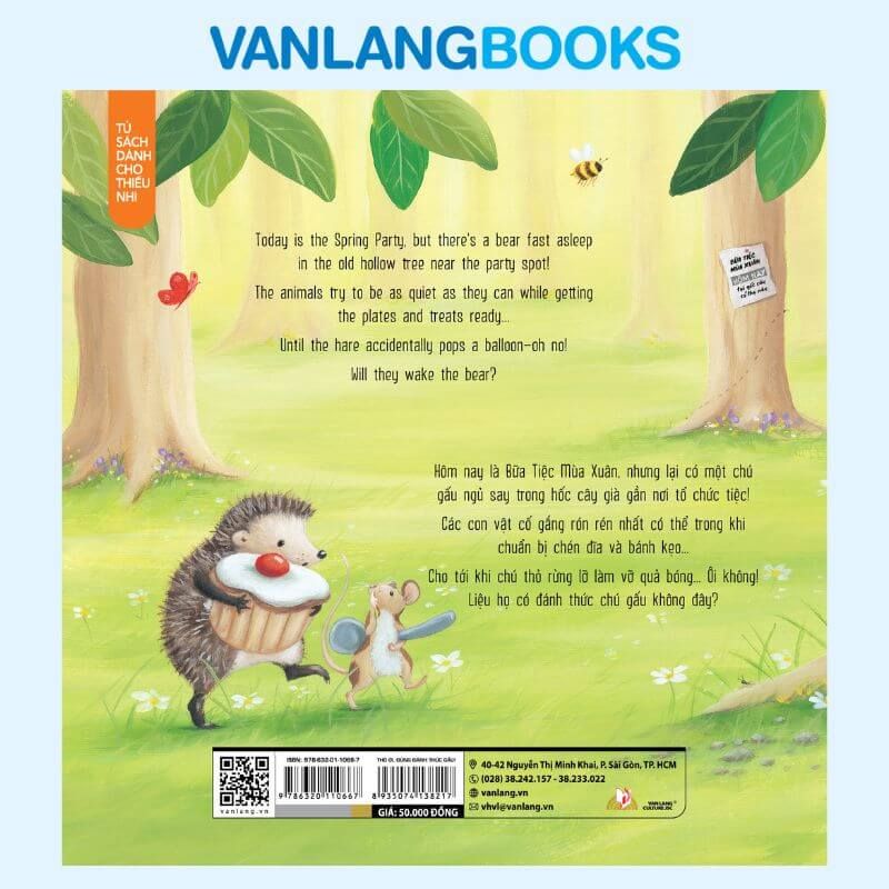 Tủ Sách Dành Cho Thiếu Nhi - Thỏ Ơi, Đừng Đánh Thức Gấu - Vanlangbooks