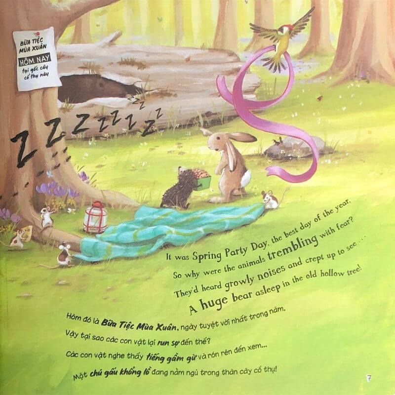 Tủ Sách Dành Cho Thiếu Nhi - Thỏ Ơi, Đừng Đánh Thức Gấu - Vanlangbooks