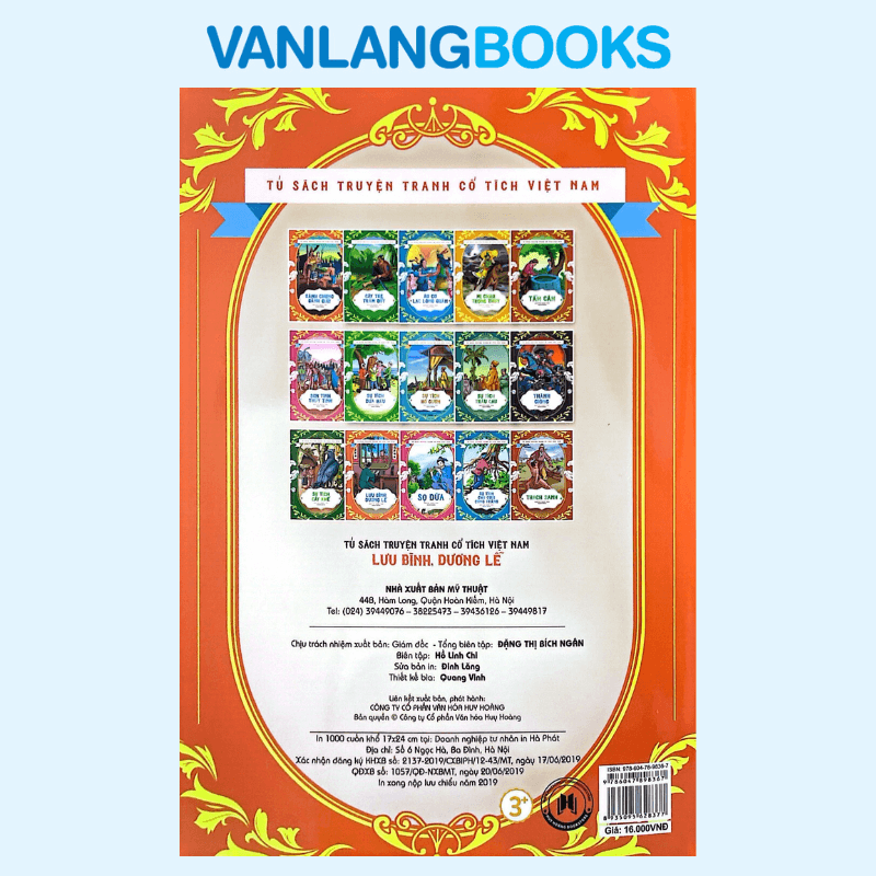 Tủ Sách Truyện Tranh Cổ Tích VN - Lưu Bình Dương Lễ