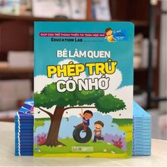 Bé Làm Quen Phép Trừ Có Nhớ -  Tư Duy Toán Học Hàn Quốc - Vanlangbooks