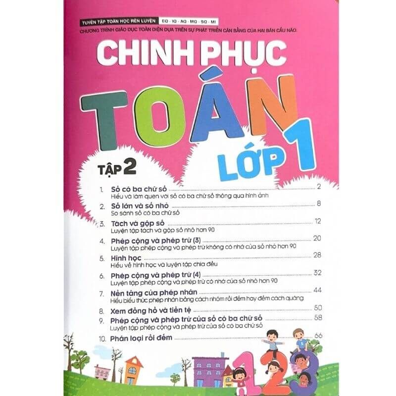 Chinh Phục Toán Lớp 1 T2 - Tư Duy Toán Học Hàn Quốc - Vanlangbooks