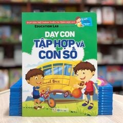 Dạy Con Tập Hợp Và Con Số - Tư Duy Toán Học Hàn Quốc - Vanlangbooks