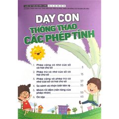 Dạy Con Thông Thạo Các Phép Tính - Tư Duy Toán Học Hàn Quốc - Vanlangbooks