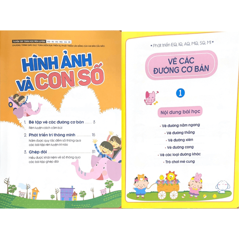 Hình ảnh và con số - Tủ sách tư duy toán học Hàn Quốc - Vanlangbooks