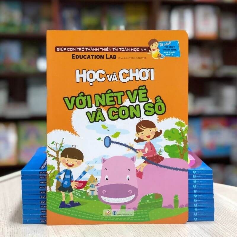 Học Và Chơi Với Nét Vẽ Và Con Số - Tư Duy Toán Học Hàn Quốc - Vanlangbooks