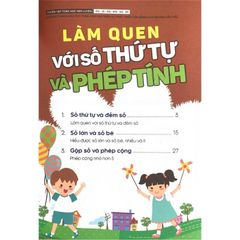 Làm Quen Với Số Thứ Tự Và Phép Tính - Tư Duy Toán Học Hàn Quốc - Vanlangbooks