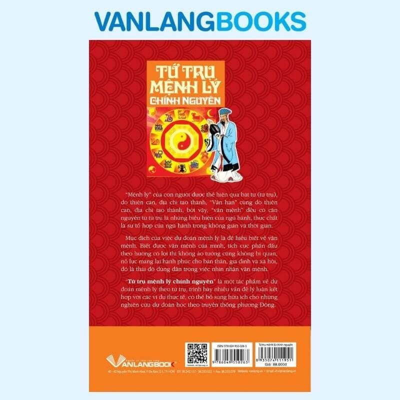 Tứ Trụ Mệnh Lý Chính Nguyên - Vanlangbooks