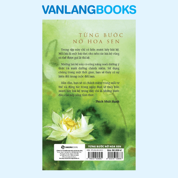 Từng Bước Nở Hoa Sen – (Tái Bản 2024)