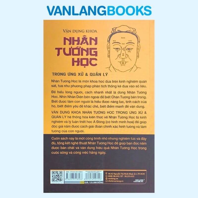 Vận Dụng Khoa Nhân Tướng Học Trong Ứng Xử Và Quản Lý (Tái Bản 2022) - Vanlangbooks