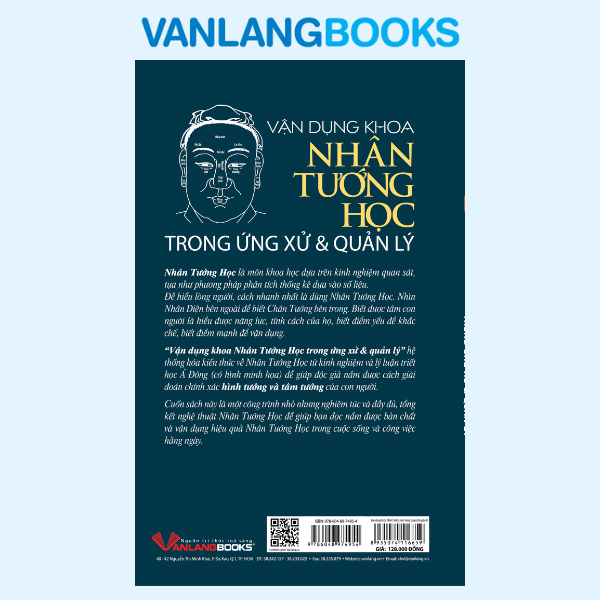 Vận Dụng Khoa Nhân Tướng Học Trong Ứng Xử  Và Quản Lý - Vanlangbooks