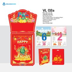 Lịch 2026 Bloc Siêu Cực Đại – Chủ Đề Thông Điệp Cuộc Sống -VL02a | Lịch Tết Treo Tường Cao Cấp Vanlangbooks