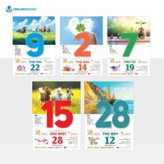 Lịch 2026 Bloc Cực Đại – Chủ Đề Mã Đáo Thành Công VL03 | Lịch Tết Treo Tường Cao Cấp Vanlangbooks