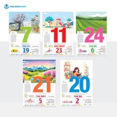 Lịch 2026 Bloc Siêu Đại – Chủ Đề Sống Đẹp Mỗi Ngày VL04 | Lịch Tết Treo Tường Vanlangbooks