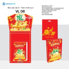 Lịch 2026 Bloc Siêu Đại Lỡ – Chủ Đề Thiên Nhiên Kỳ Vĩ - VL06 | Lịch Tết Treo Tường Cao Cấp Vanlangbooks