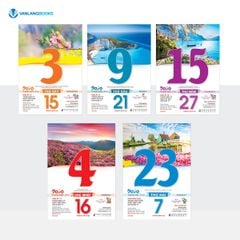 Lịch 2026 Bloc Đại Đặc Biệt – Chủ Đề Cảnh Đẹp Bốn Mùa | Lịch Tết Treo Tường Cao Cấp Vanlangbooks - Mã: VL07