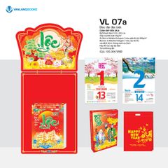 Lịch 2026 Bloc Đại Đặc Biệt – Chủ Đề Cảnh Đẹp Bốn Mùa | Lịch Tết Treo Tường Cao Cấp Vanlangbooks | Mã: VL07a