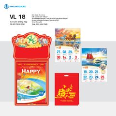 Lịch 2026 52 Tuần – Mã Đáo Thành Công | Lịch Treo Tường Vanlangbooks | Mã: VL18