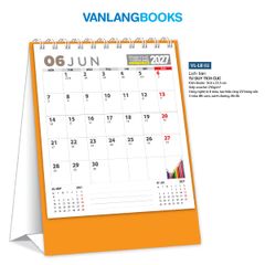 Lịch Bàn 2027 - Tư Duy Tích Cực (Mã: VLLB02B Cam) - Vanlangbooks