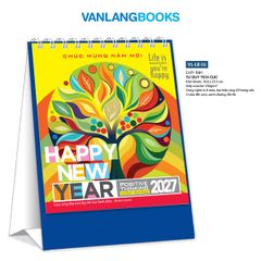 Lịch Bàn 2027 - Tư Duy Tích Cực (Mã: VLLB02 Xanh) - Vanlangbooks