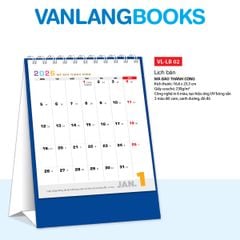 Lịch Bàn 2026 – Mã đáo thành công - VLLB02 | Lịch Để Bàn Vanlangbooks