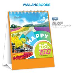 Lịch Bàn 2027 - Thế Giới Muôn Màu (Mã: VLLB03B Cam) - Vanlangbooks