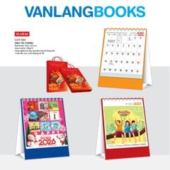 Lịch Bàn 2026 – Ngày Yêu Thương - VLLB04 | Lịch Để Bàn Vanlangbooks