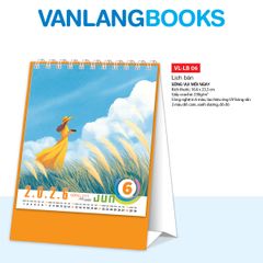 Lịch Bàn 2026 – Sống Vui Mỗi Ngày - VLLB06B | Lịch Để Bàn Vanlangbooks