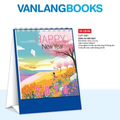 Lịch Bàn 2026 – Sống Vui Mỗi Ngày - VLLB06 | Lịch Để Bàn Vanlangbooks