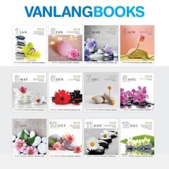 Lịch Bàn 2026 – Hoa Đá Và Cuộc Sống - VLLB07B | Lịch Để Bàn Vanlangbooks