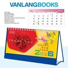 Lịch Bàn 2026 Vanlangbooks - Giá Trị Vĩnh Hằng (VLLB13) - Xanh