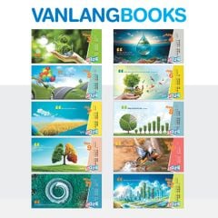Lịch Bàn 2026 Vanlangbooks - Hành Tinh Xanh (VLLB15B) - Cam