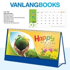 Lịch Bàn 2026 Vanlangbooks - Hành Tinh Xanh (VLLB15) - Xanh