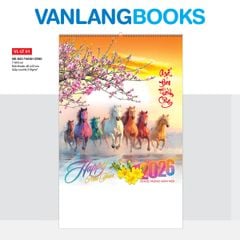 Lịch Tờ 2026 Treo Tường Vanlangbooks - Mã Đáo Thành Công (VLLT01) 7 Tờ Lò Xo