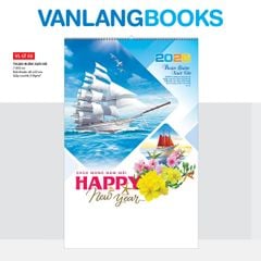 Lịch Tờ 2026 Treo Tường Vanlangbooks - Thuận Buồm Xuôi Gió (VLLT02) 7 Tờ Lò Xo