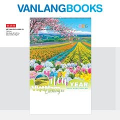 Lịch Tờ 2026 Treo Tường Vanlangbooks - Việt Nam Quê Hương Tôi (VLLT03) 7 Tờ Lò Xo