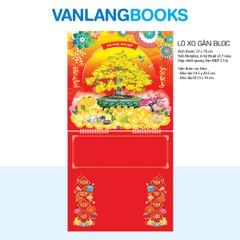Lịch Gắn Bloc 2026 Vanlangbooks - Mai Khai Phú Quý (VLLXGL10) Cao Cấp
