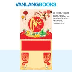 Lịch Gắn Bloc 2026 Vanlangbooks - Mai Khai Phúc Thọ (VLLXGL13) Cao Cấp