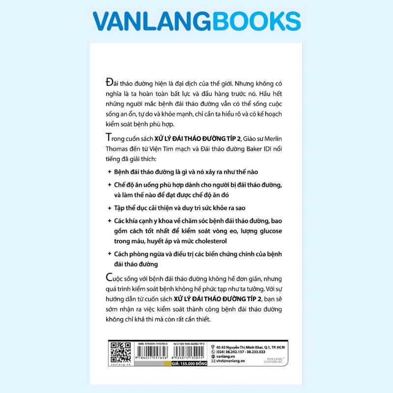 Xử Lý Đái Tháo Đường Típ 2 - Vanlangbooks
